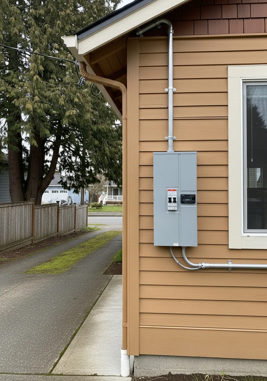 Bremerton or Silverdale area home with professional exterior work and clear neighborhood character.